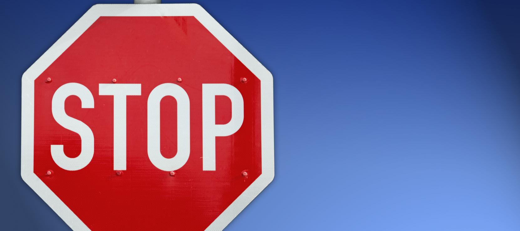 Panneau Stop