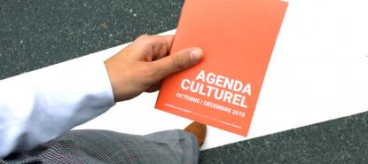 Agenda culturel - octobre/décembre 2018