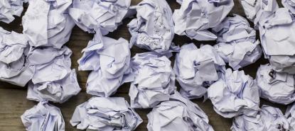 Le tri du papier à Paris Diderot
